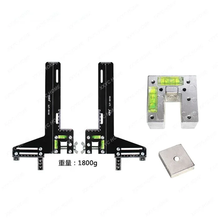 Guide rail alignment for elevator Elevator guide ruller