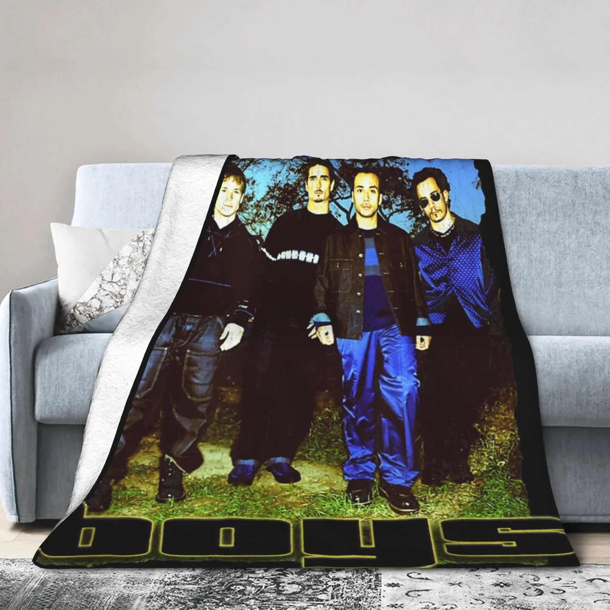 Backstreets Boys Group Blanket Fleece All Season  Portable Ultra-Soft Throw Blanket for Bed Couch Plush Thin Quilt