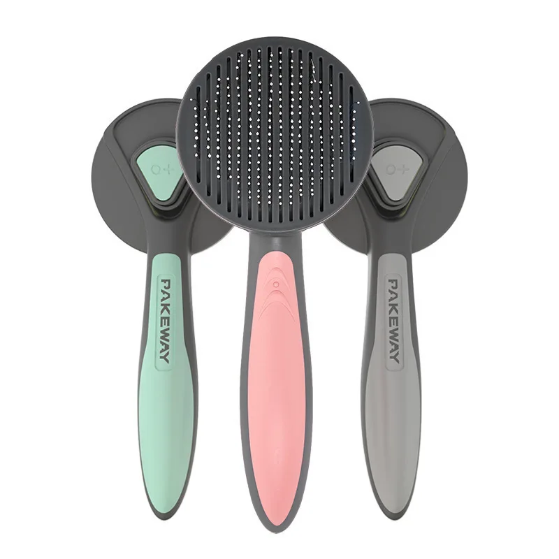 Pet Comb Dog Cat Hair Cleaning Comb Depilator Brush Pet Comb Hair Removal Brush Cat Dog Hair Removal Massage Pet Supplies