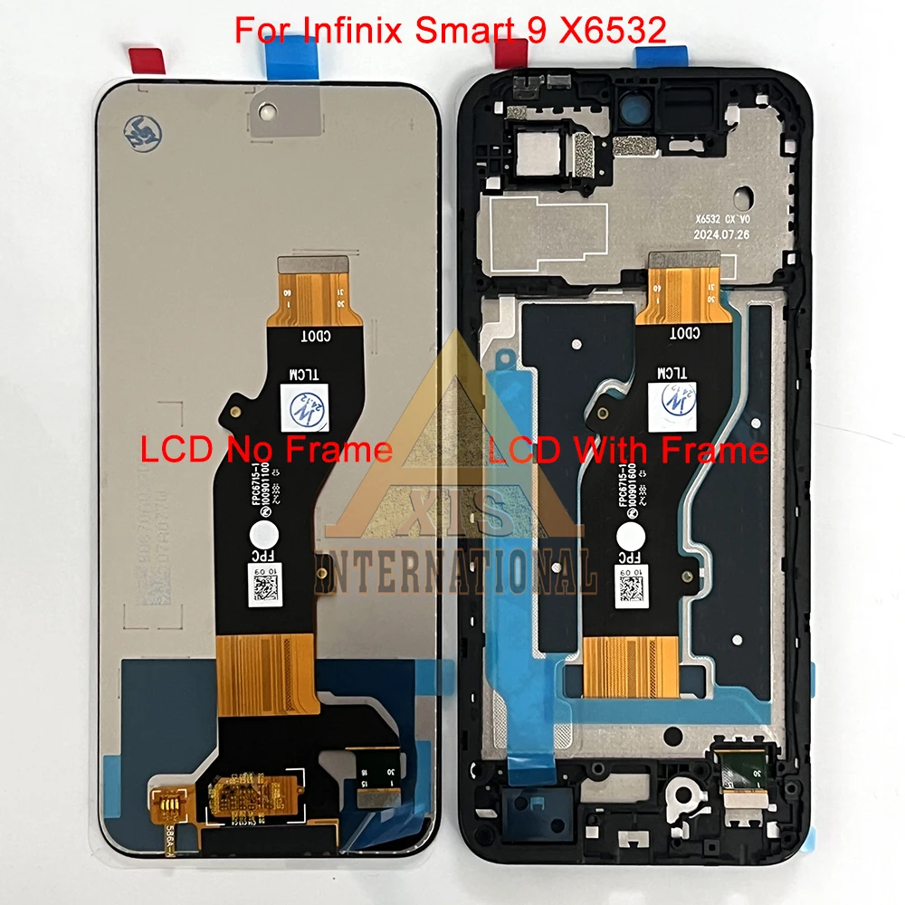 Tested For Tecno Spark 30C 4G kl530C LCD 30C 5G KL8H Display Screen Spark 30 5G KL8 Touch For Infinix Smart 9 X6532 Screen Frame