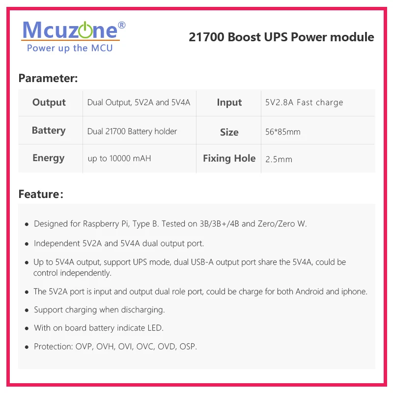 21700 charge and boost PowerBank, 5V2A 5V4A dual controlled output,UART communication, Raspberry Pi 4B 5V3A, NVIDIA Jetson UPS