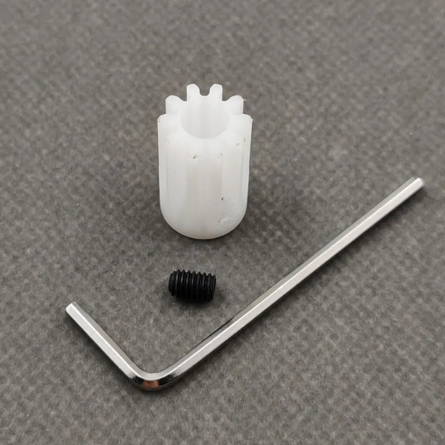 10T 1M C-type Plastic Gear OD12mm 10 Teeth Hole 3/4/5mm POM Pinion Parts
