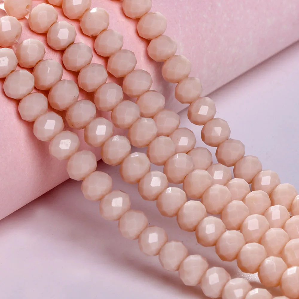 Jewelry Findings Bracelet Finding Loose 3/4mm Austria Faceted Jewelry Making Glass Beads Crystal Beads Spacer Beads