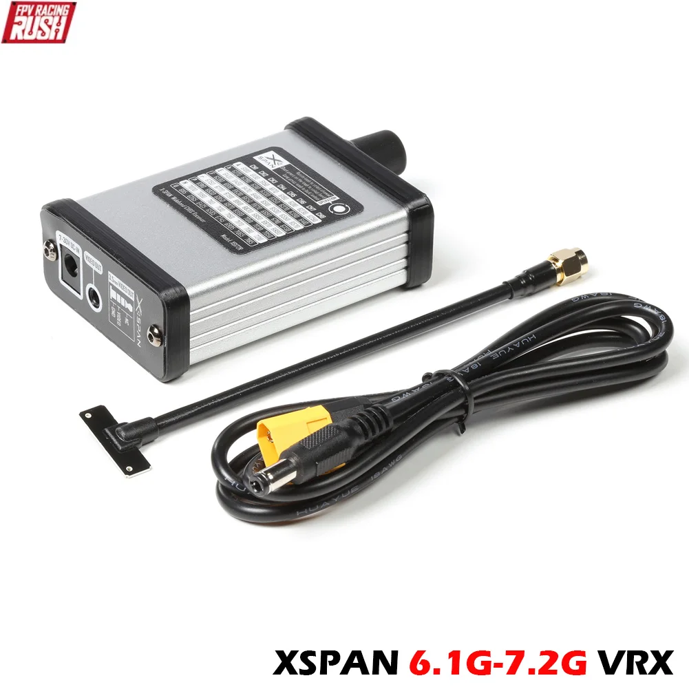 RUSH XSPAN VRX Receiver Module Kit 4.8G-6.1G 6.1G-7.2G FPV Video Receiver Broadband Analog Long Range FPV Parts