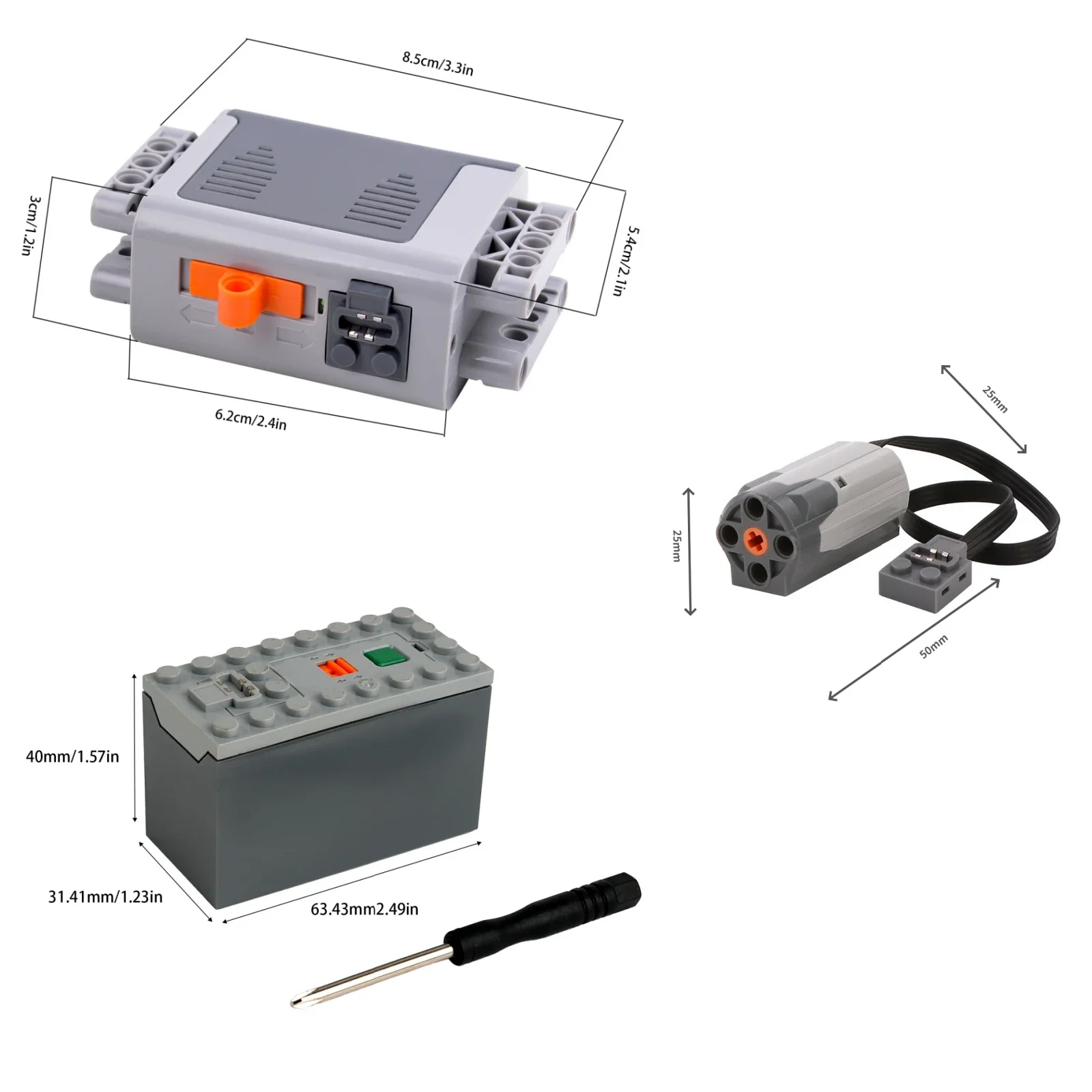 Caja de cambios de 4 velocidades MOC, Kit de transmisión Manual de alta tecnología, modelo técnico DIY, Motor M 8883, funciones de potencia, bloques de construcción