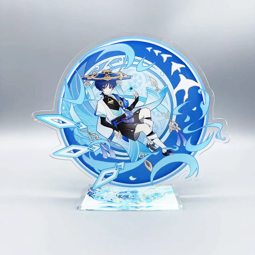 Furina Stand Acrylic Game furina Figure Wanderer Tighnari Cyno Kaedehara Kazuha Barbatos Windblume Festival Collection Prop