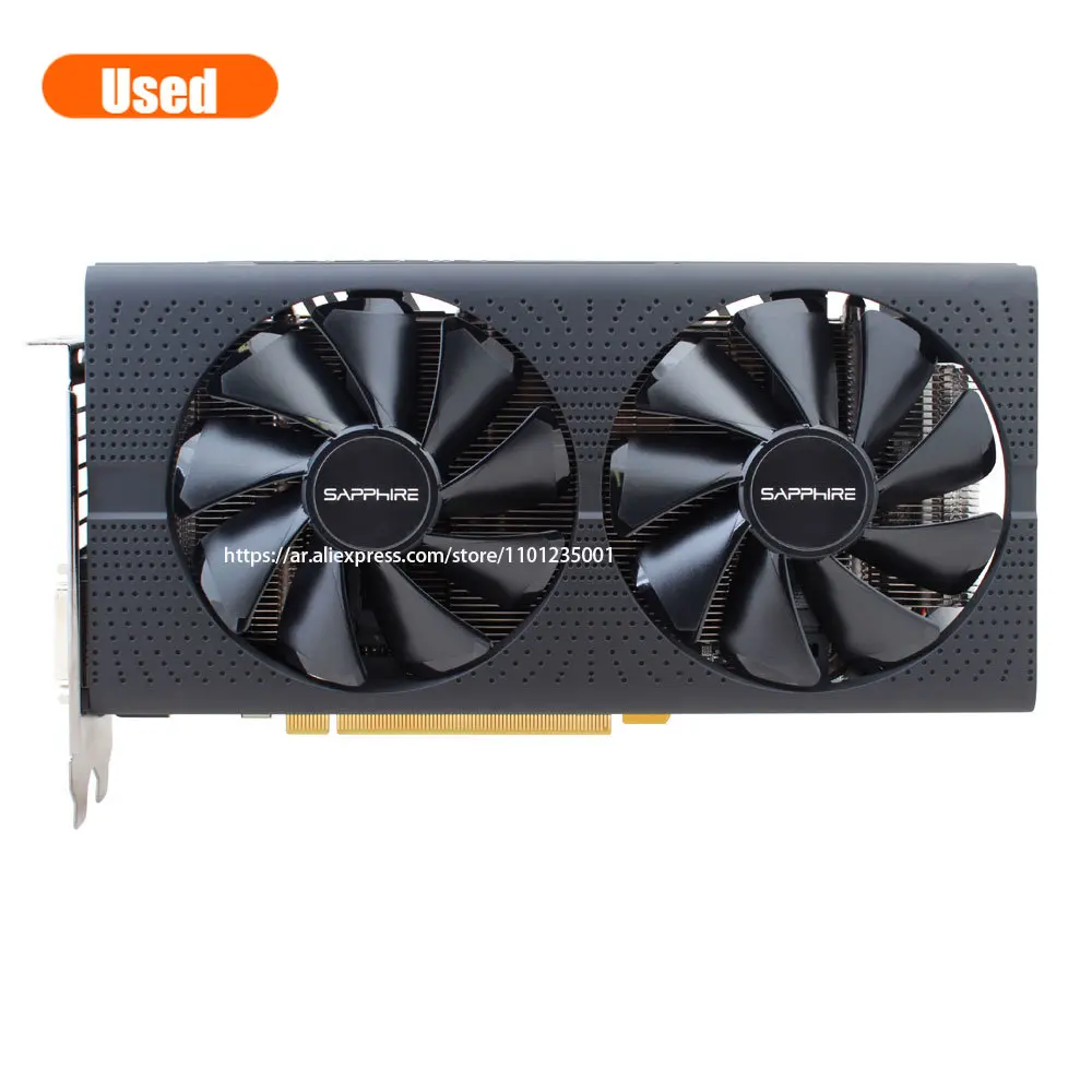 SAPPHIRE Video Card RX 580 2048SP 8GB 256Bit GDDR5 Graphics Cards for AMD RX 500 series VGA Cards RX580 DisplayPort DVI