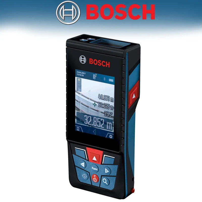 BOSCH GLM150C PVC Laser Distance Meter 150m Rangefinder Bluetooth Data Transfer Infrared Electronic Rulers with Inbuilt Camera