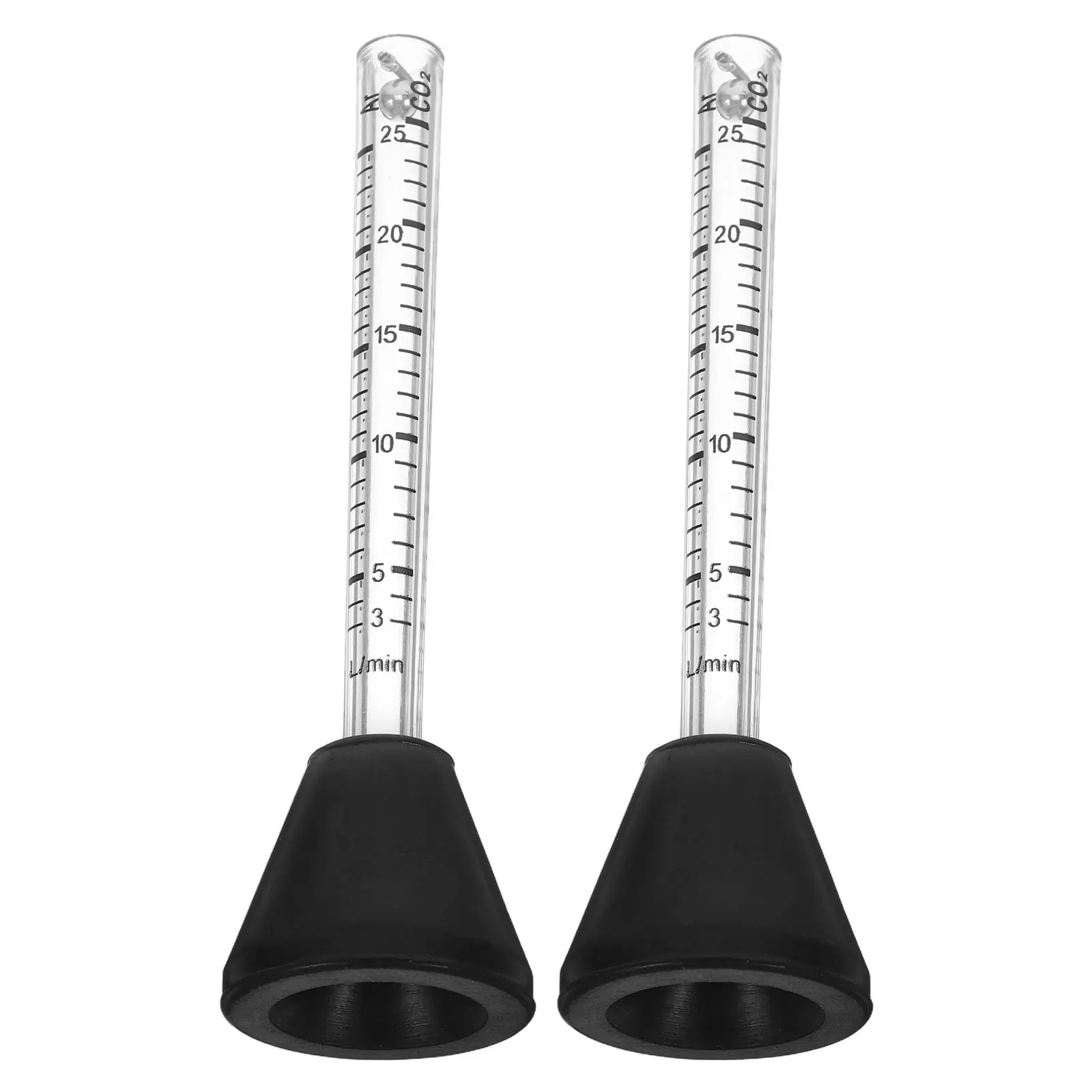 

2 шт. Двухшкальные расходомеры для аргона и CO2 для сварки MIG/TIG, точный контроль расхода газа, для промышленных цехов, пластиковые трубки