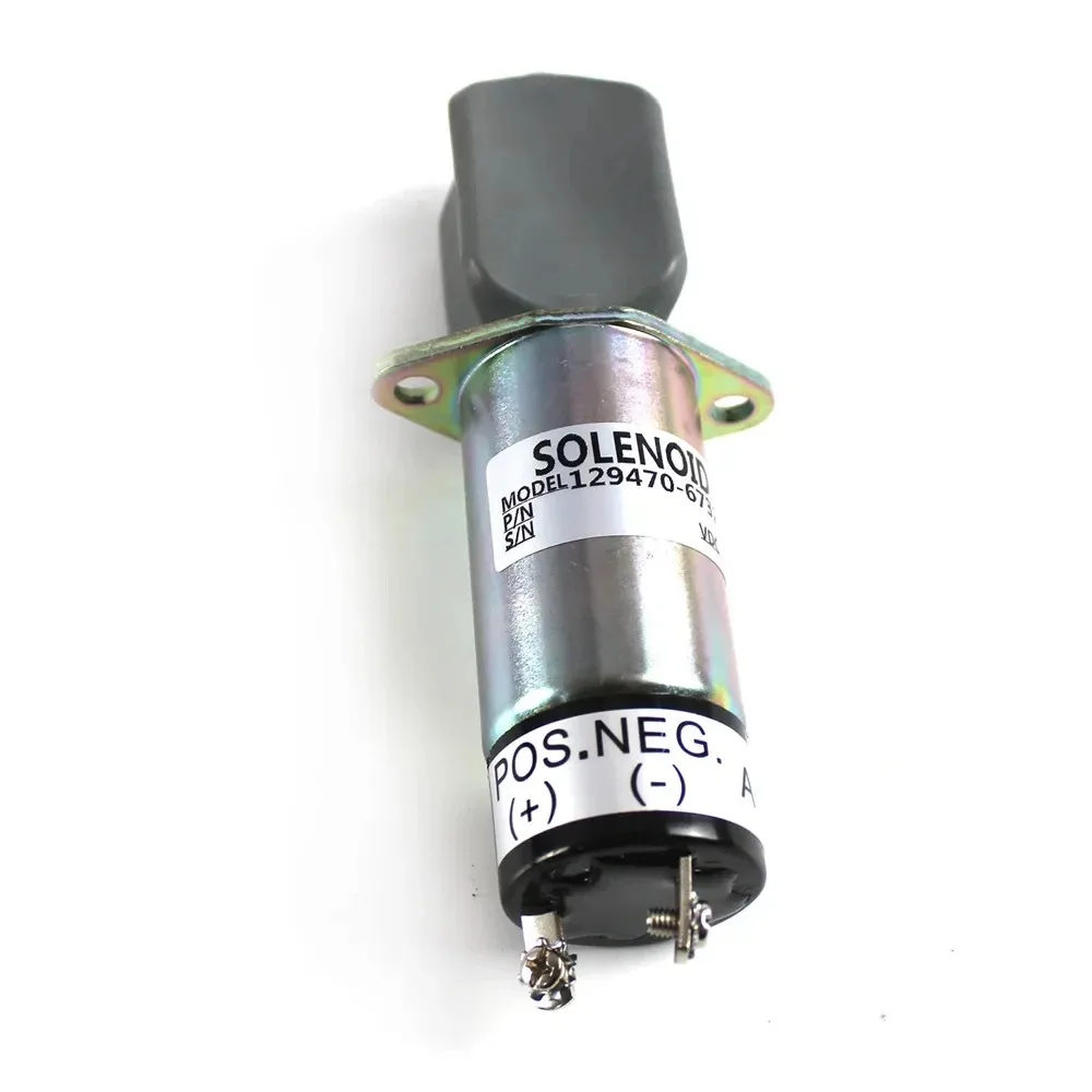 12V Fuel Stop Solenoid 502-12D6U1B1S1A 129470-67320 1504-12A6U1B1S2 For Yanmar Diesel