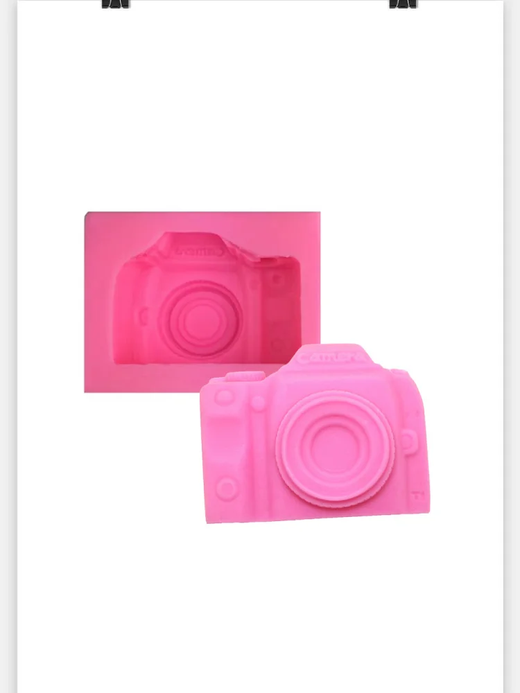 Camera Shape Silicone Mold  DIY Cake Baking Decoration Fudge Chocolate Mold 3D Polymer Tool dh3076