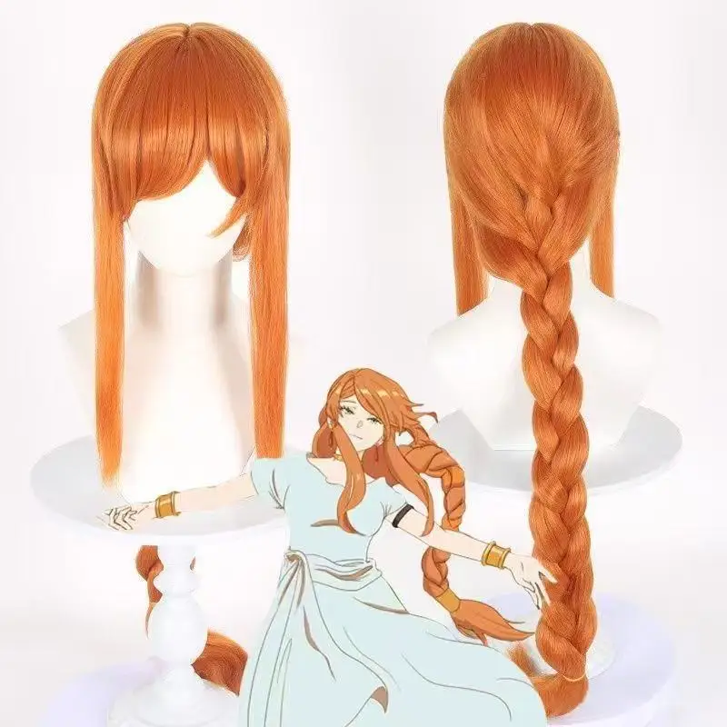 

1 piece of orange single braid, long ponytail, straight hair buried in the Furlian anime, played by Tsuko Tanaka as a wig