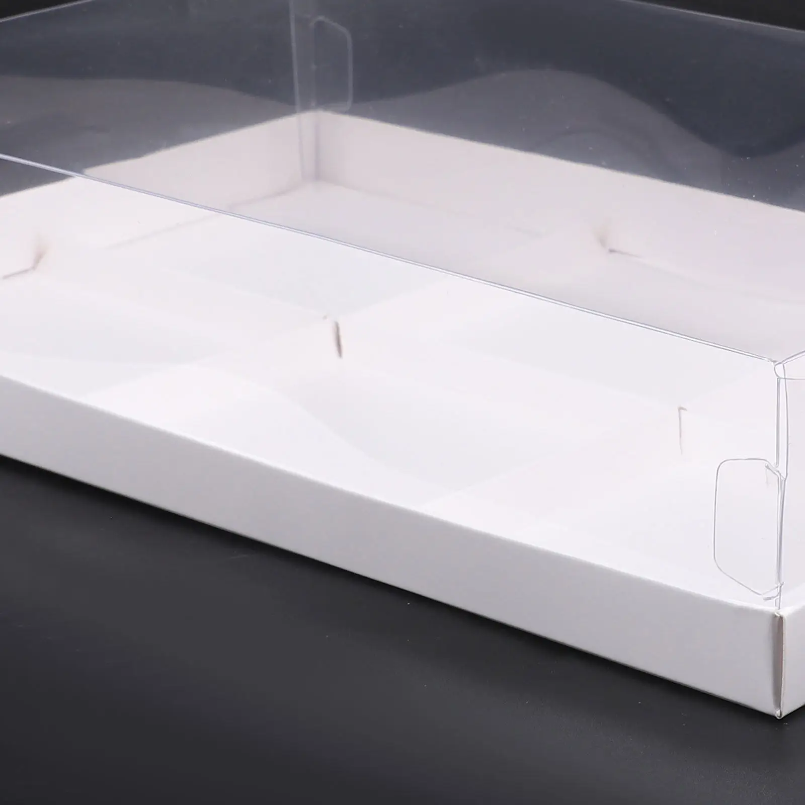 

5Pcs Healthy Safe Clear Cupcake Containers Compartmented for Donuts Muffins Pastries Bakery Home Grocery Catering Packaging Box