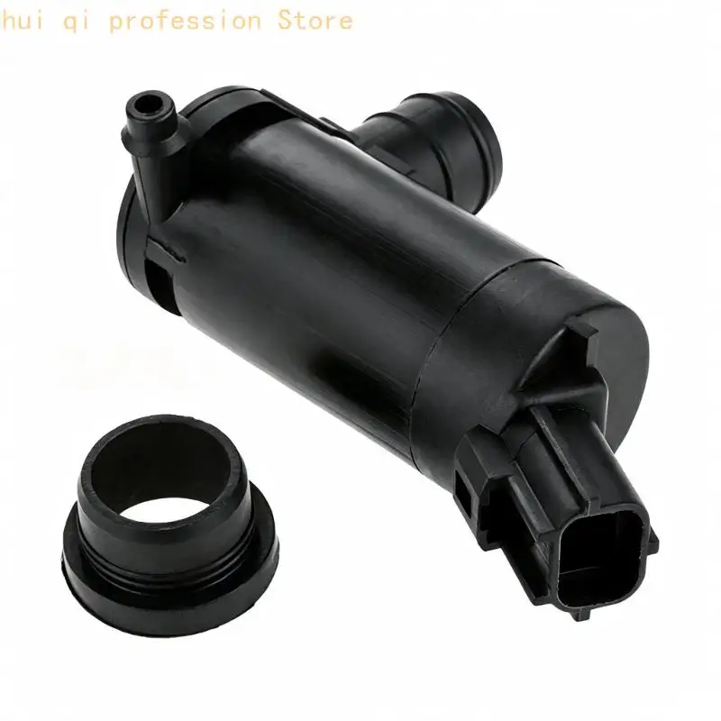 Schwarze ABS-Scheibenwaschpumpe 12 V mit zwei Flüssigkeitsanschlüssen 7L8Z-17664-A H8WE – Detail 3