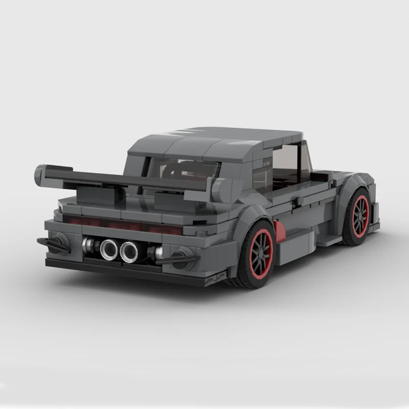 280 قطعة جديد MOC مدينة الطريق السريع مخصصة سوبر سباق السيارات لتقوم بها بنفسك الإبداعية التعليمية للأطفال اللبنات Gif