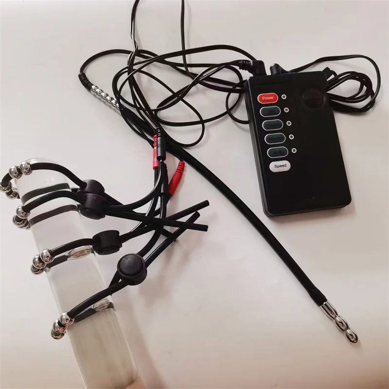 مقاطع الحلمات المعدنية صدمة كهربائية مجرى البول السبر لعبة استثارة القضيب موسع سيليكون خواتم الديك الحصان العين قضيب الجنس لعب للرجال والنساء #4