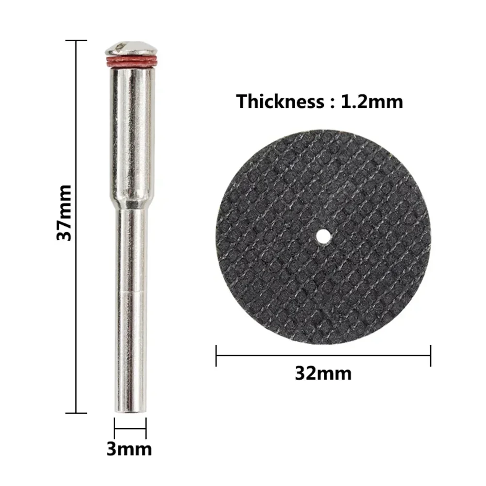 Resin Cutting Discs Replacement Wheels With 32mm Accessories Cutting Disc Fiberglass Mandrels Parts Reinforced