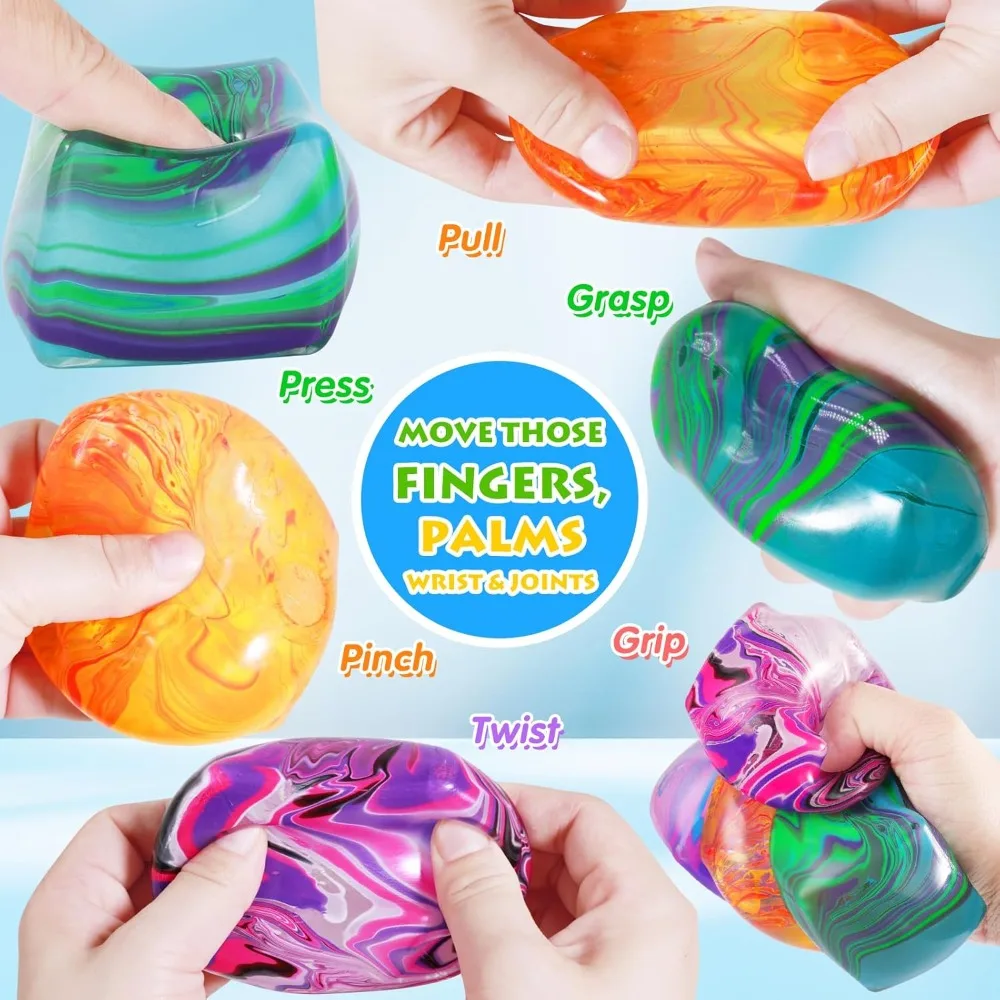 Taba Squishy Ice Cube Palline antistress Spremere giocattoli per bambini Adulti Giocattoli sensoriali agitati per alleviare l'ansia, Bomboniere Regali