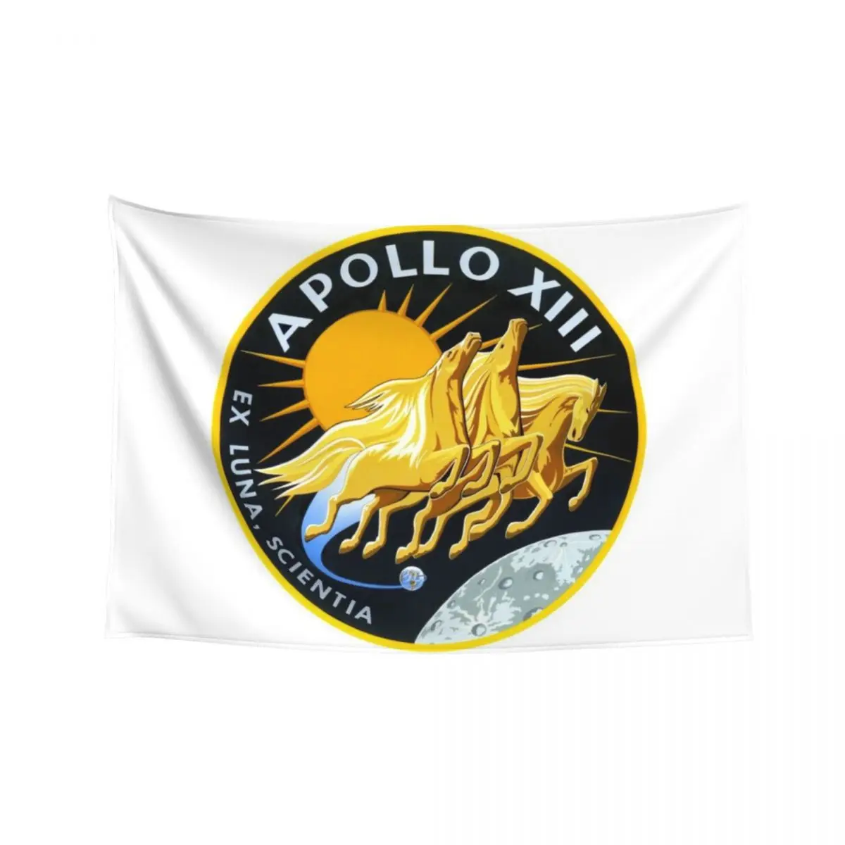 

Apollo 13 Mission Logo Tapestry Home Decoration Accessories House Decorations Wall Mural Wall Hangings Decoration Tapestry
