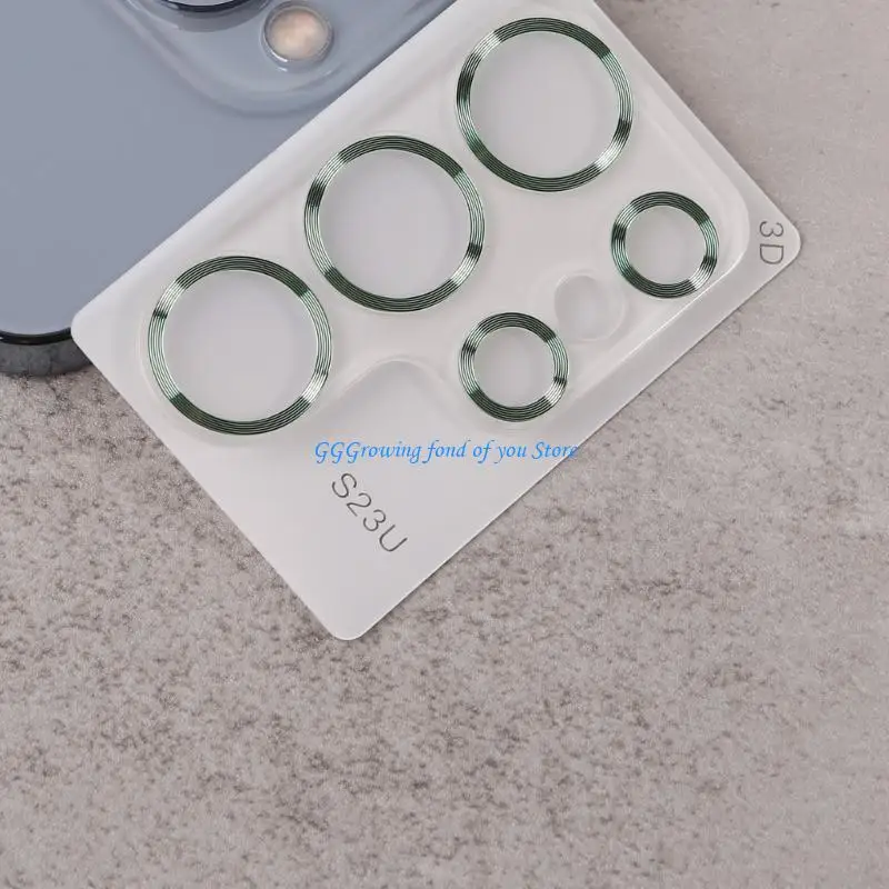 غطاء حماية للكاميرا H9EB من الزجاج المقسى، واقي عدسة الكاميرا ثلاثي الأبعاد رفيع للغاية #5