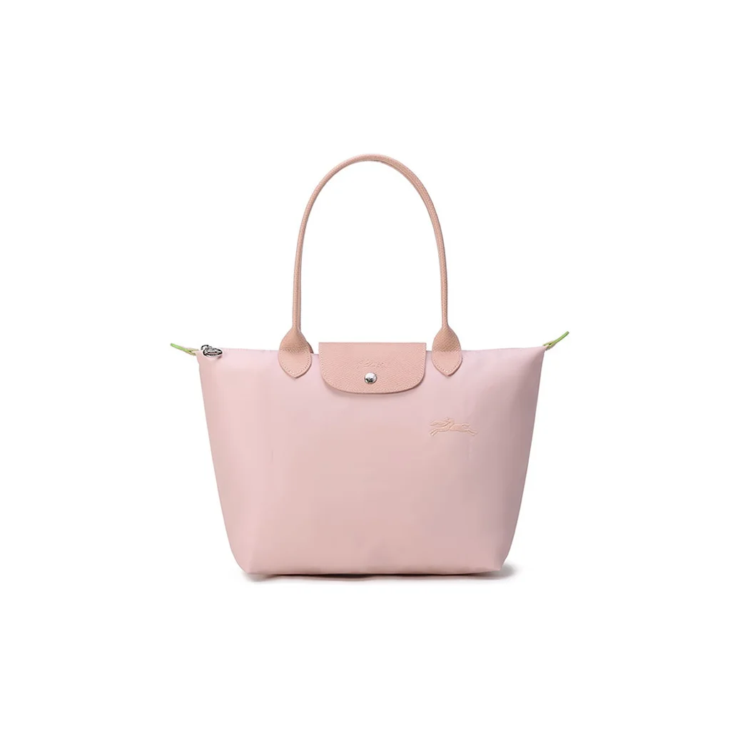 LONGCHAMP Le Pliage Canvas With Leather Tote Bag, Shopping Bag, Handbag 28 Women's Cherry Blossom Pink 2605919P64