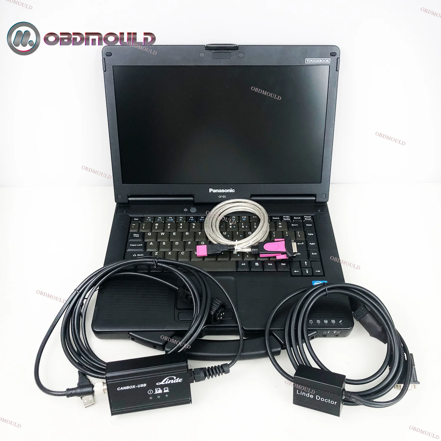 forklift truck diagnostic tool for Linde Canbox doctor with linde pathfinder software with CF53 laptop
