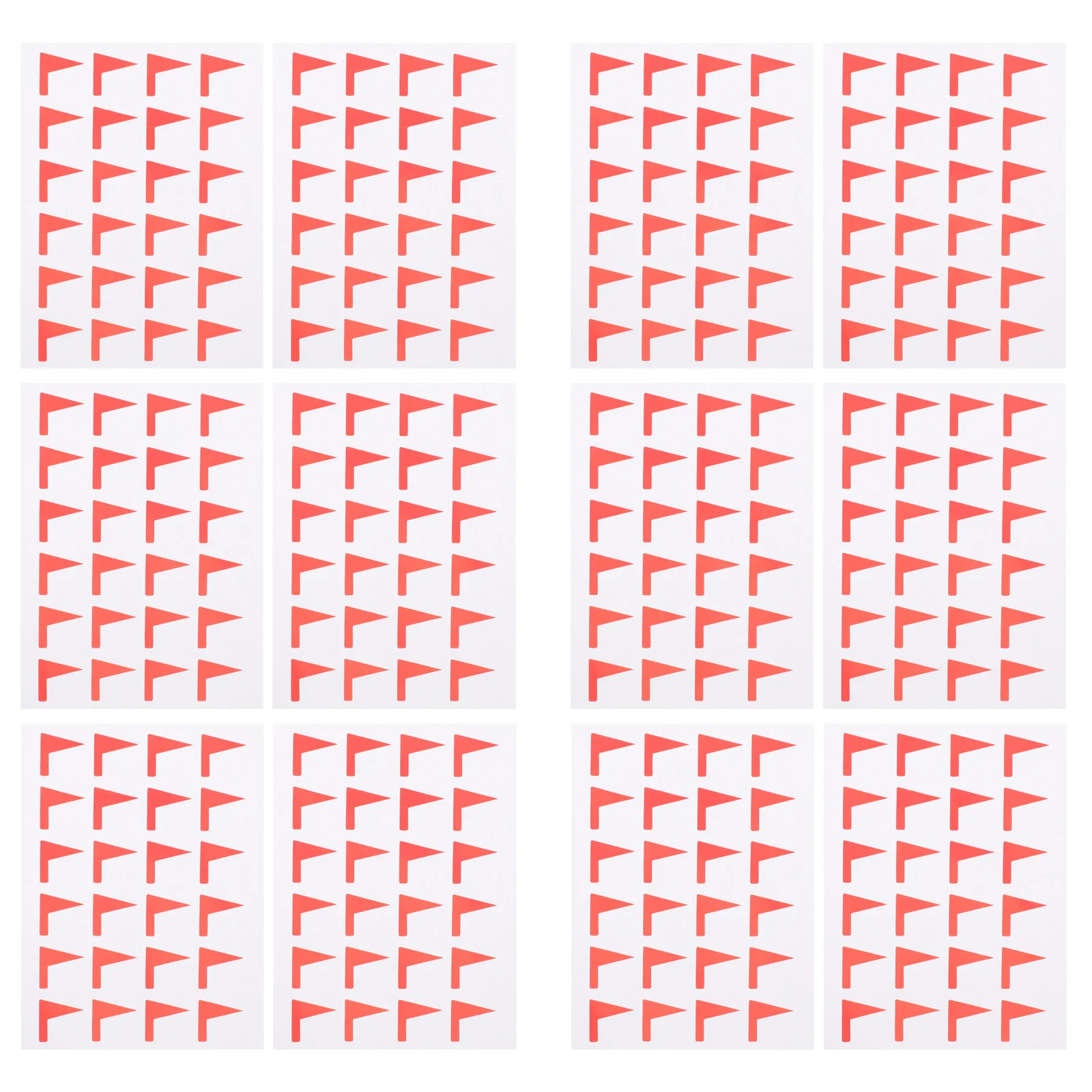 1pcs Label Sticker Self-Adhesive Marking Labels For Home Office Organization Flag Stickers Classification Decals File Folder