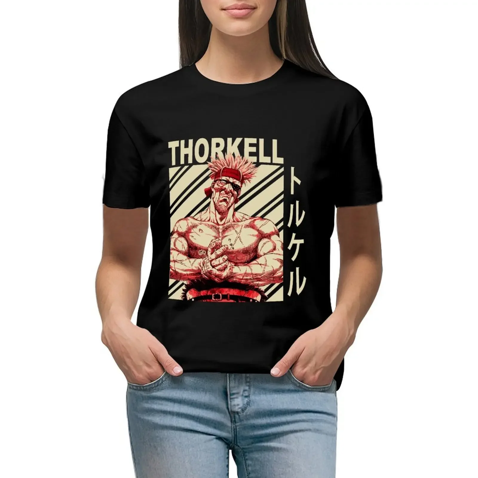 

Thorkell the Tall - Vintage Art T-Shirt customs Female clothing customs design your own white t-shirt dress for Women sexy