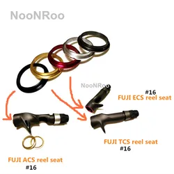 Trim Ring for FUJI ECS /ACS/TCS reel seat #16 DIY Fishing Rod aluminum winding check Repair components 2pcs / bag
