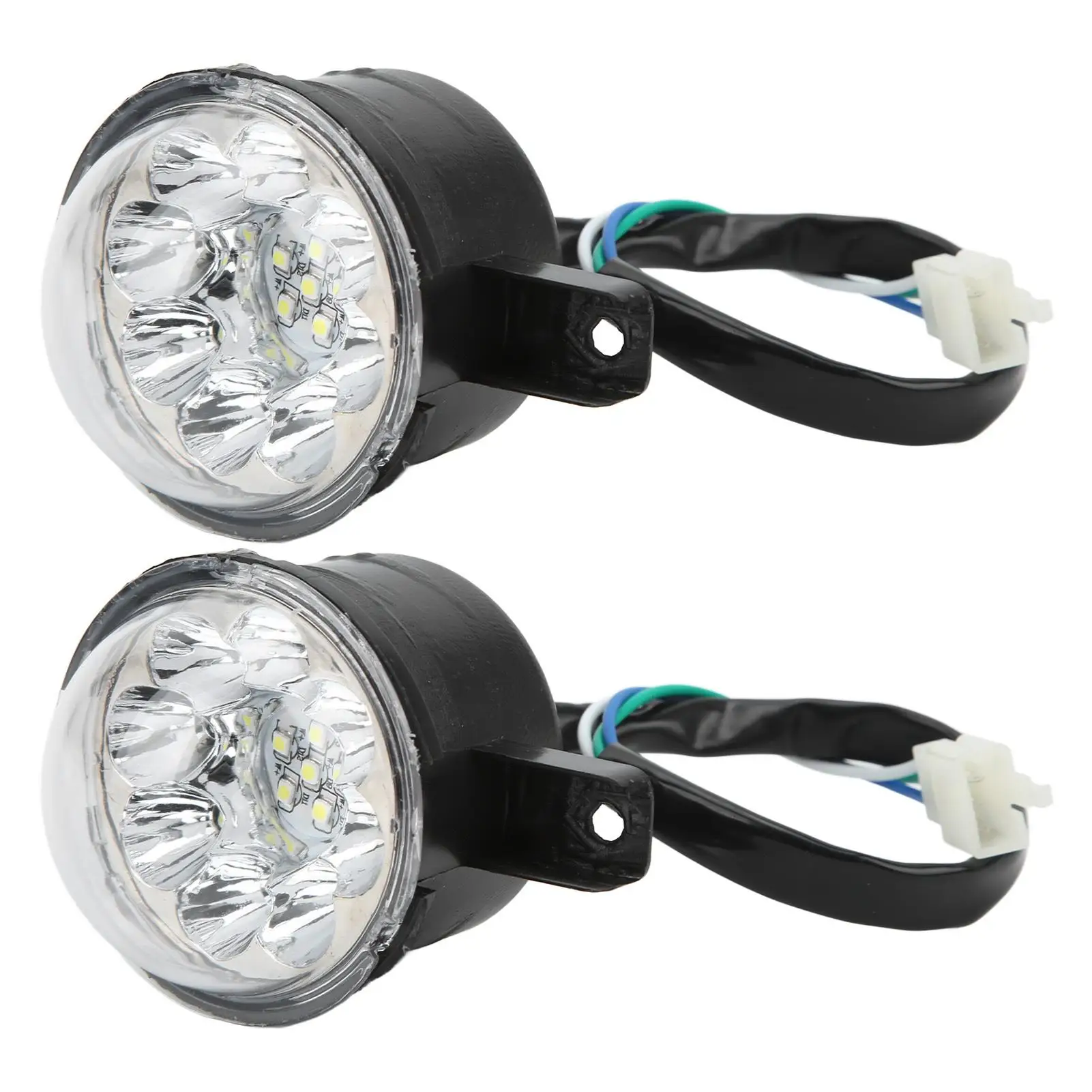 ATV Head Light 3 Wire Buckle 12V LED Head Lamp for 5 cc 7 cc 9 cc 11 cc 12 cc Four Wheel