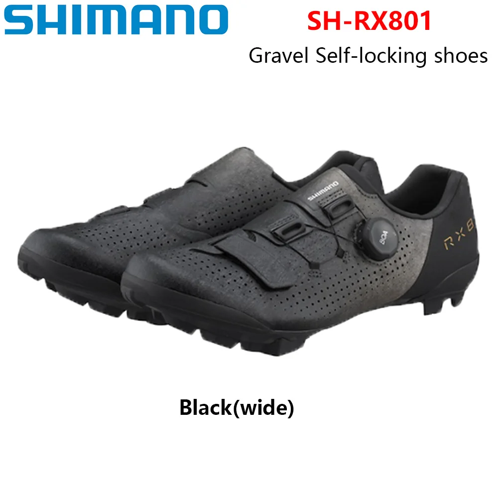 Shimano RX801 Zelfsluitende Gravel-fietsschoenen SH-RX801 Vedergewicht Gravel-raceschoenen