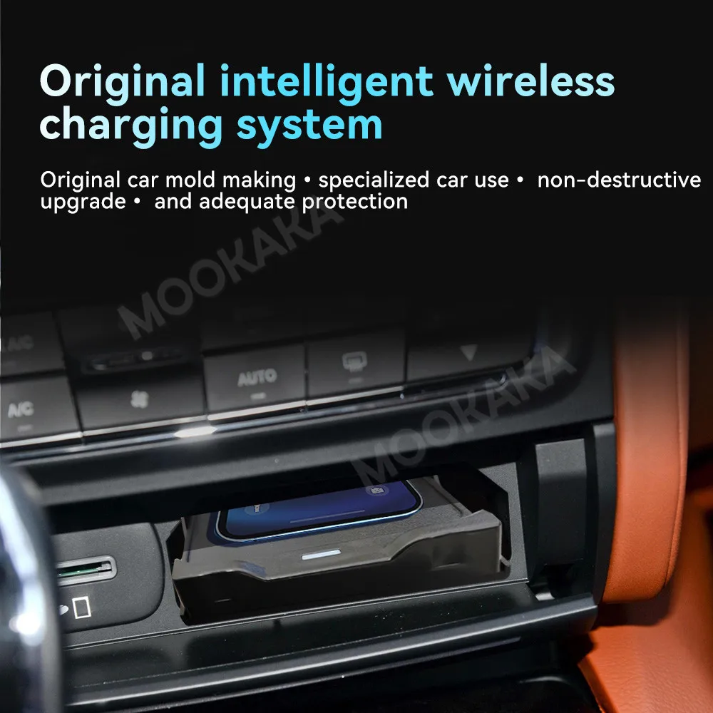 For Maserati Quattroporte 2017-2021 Quick QI Car Wireless Charger Fast Charging Intelligent Infrared Phone Dashboard