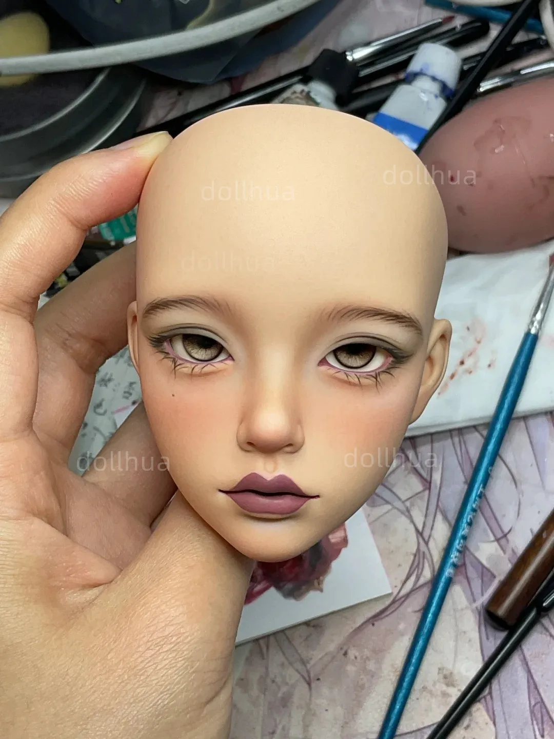 

Новая кукла BJD 1/3 Mari, голова для макияжа, красивая высококачественная игрушка из смолы, детский изысканный макияж на складе, бесплатная доставка