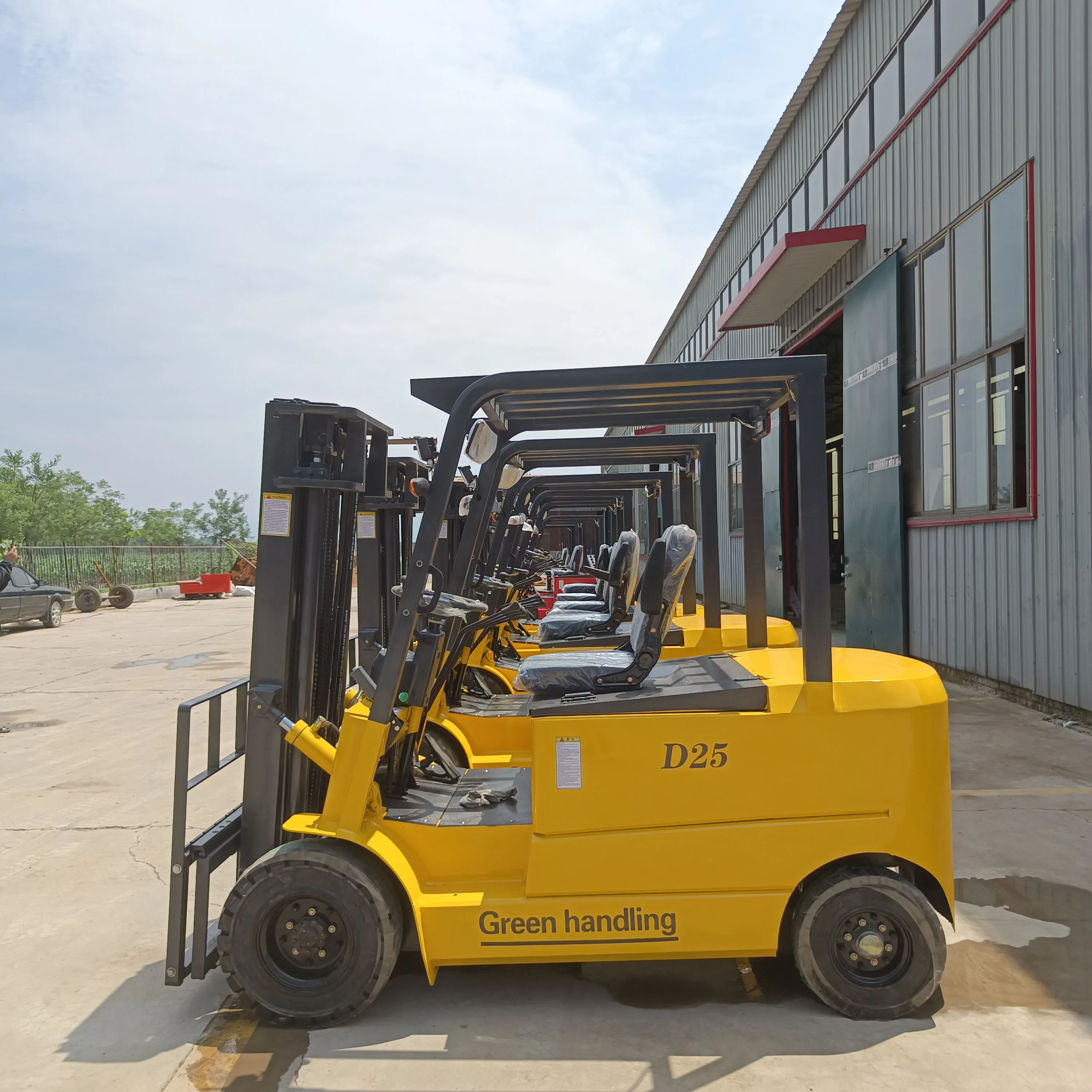 AC Motor Battery Operated Small Pallet Stacker Agv Electric Forklift 1 T 1.5 T 2T 3 T Price With Paper Roll Clamp Electric