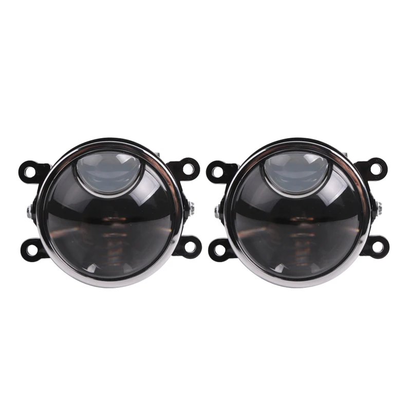 sanvi 3 inch Headlights 5500K 40W Bi Led Projector lens Car universalHondaToyotaNissan bracket  Fog Lights