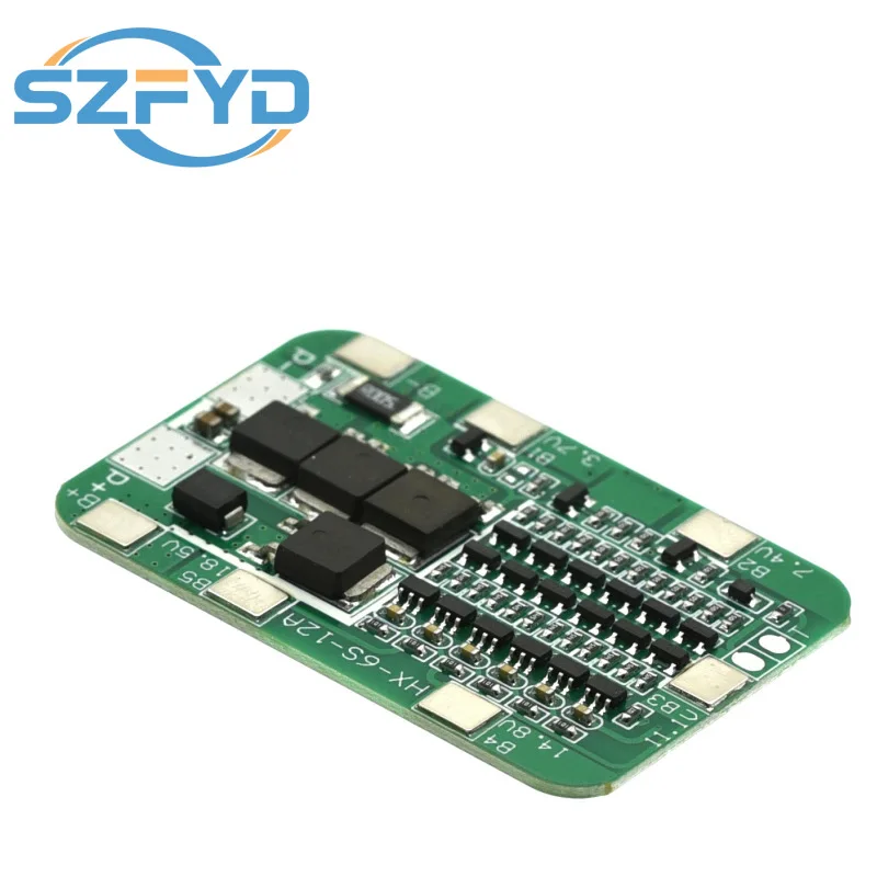 Placa de protección BMS 6S 15A 24V - Para baterías de iones de litio 18650 de paquete de 6 - Módulo PCB para kits de bricolaje