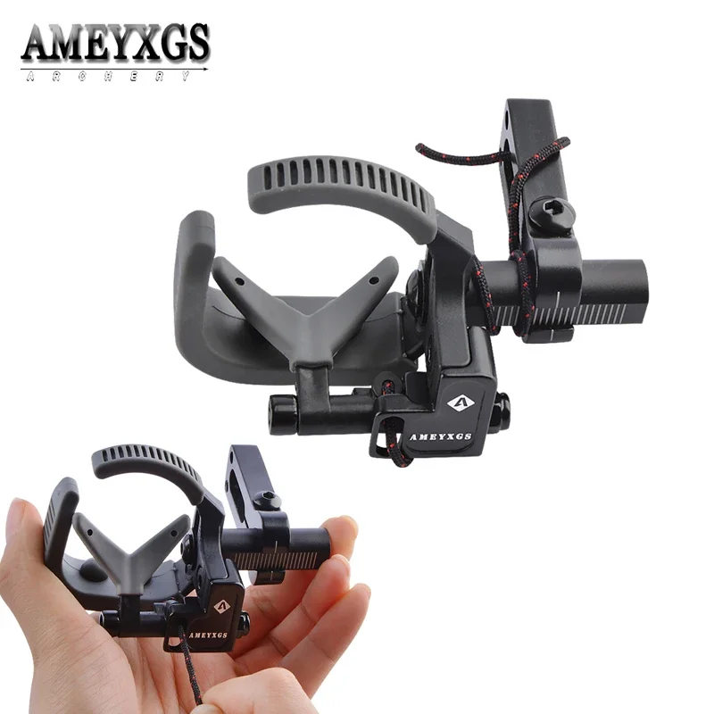 D2 Compound Bow Rest Archery Drop Away Arrow Rest High Speed Four-way Adjustable Left and Right Hand for Hunting Shooting