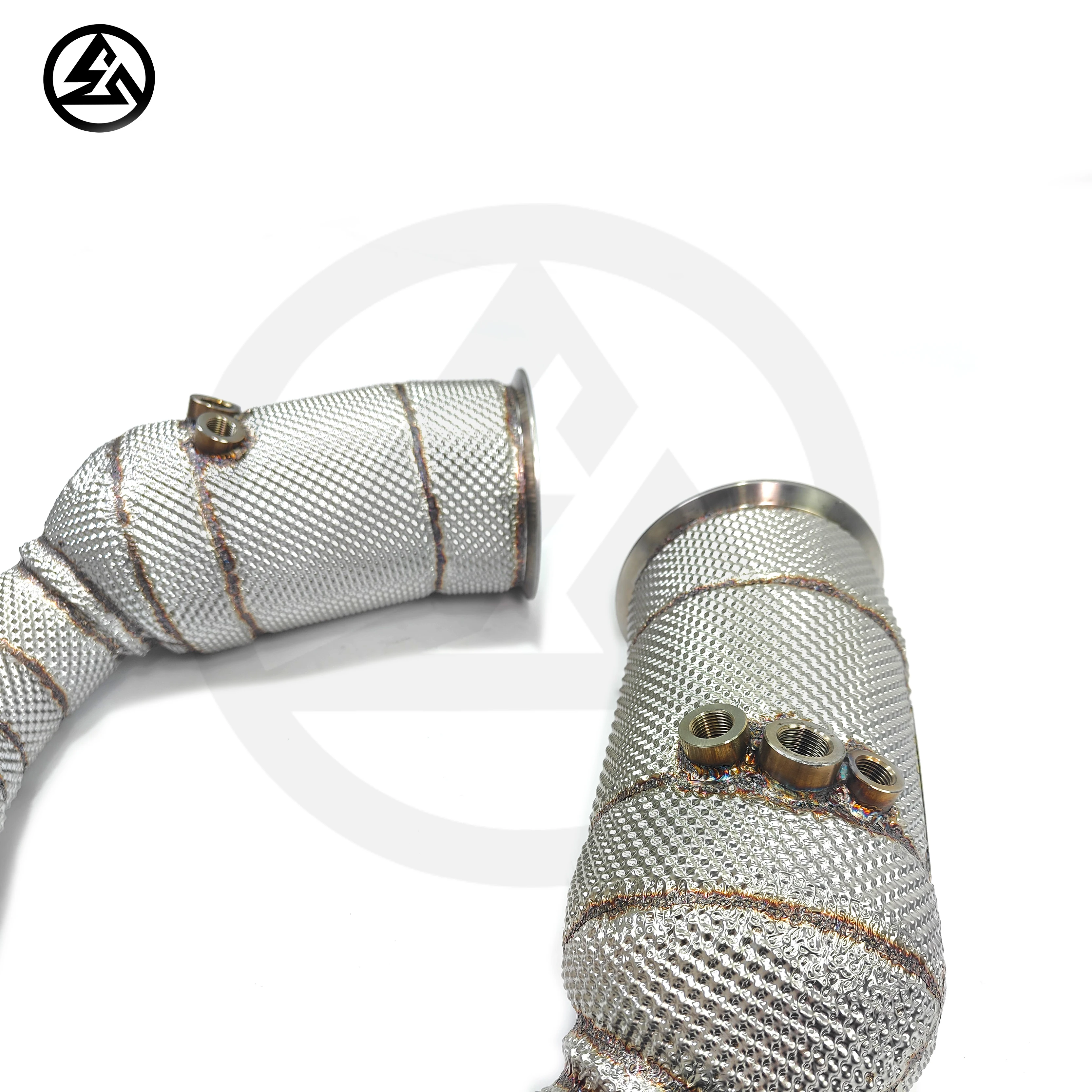 High Quality CSZ Sport Downpipe for Lamborghini Urus 4.0T Racing Downpipe With Heatshield Exhaust System