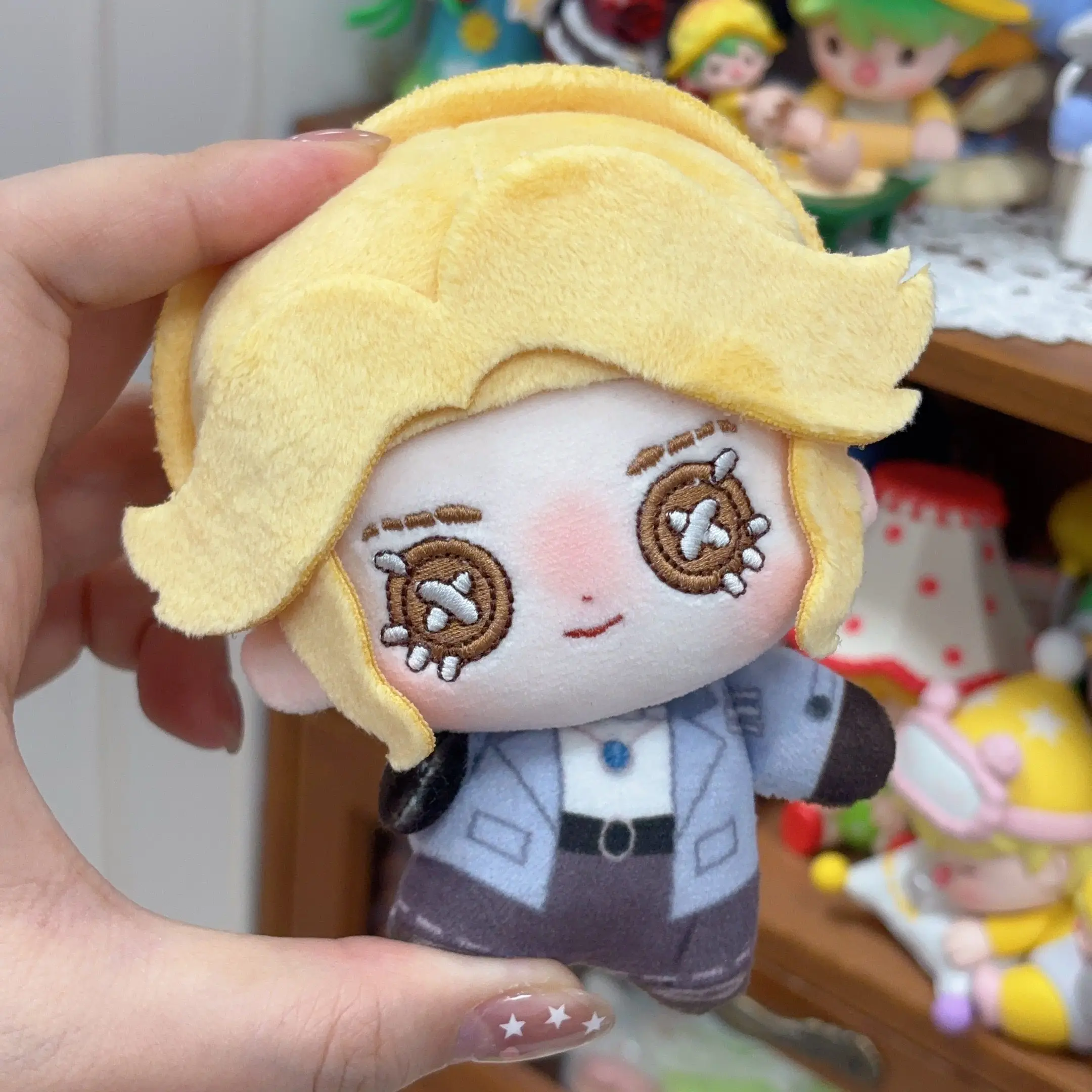 

2025 Anime Game Identity Ⅴ Journalist BM 10cm Plush Maumet Pendant Alice Derose Cotton Starfish Baby Keychain Original Gift