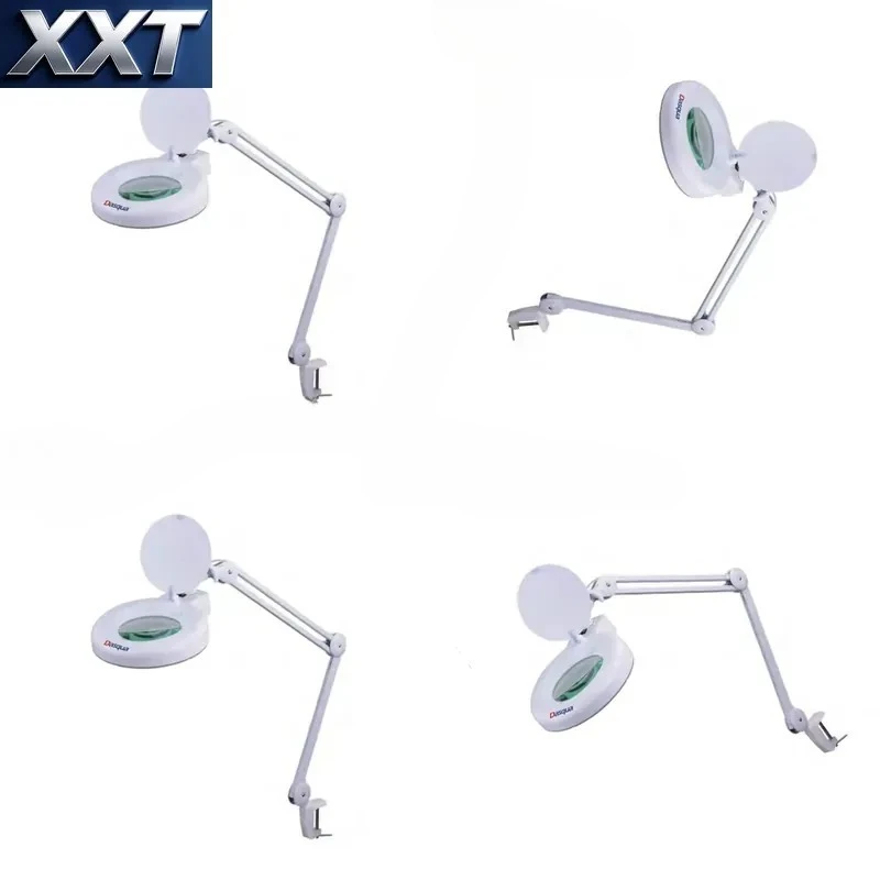 XXT  Industrial 2.25X 127mm Diameter Lens Magnifier Glass Lamp Table Lamp Magnifying Led Lab Lamp