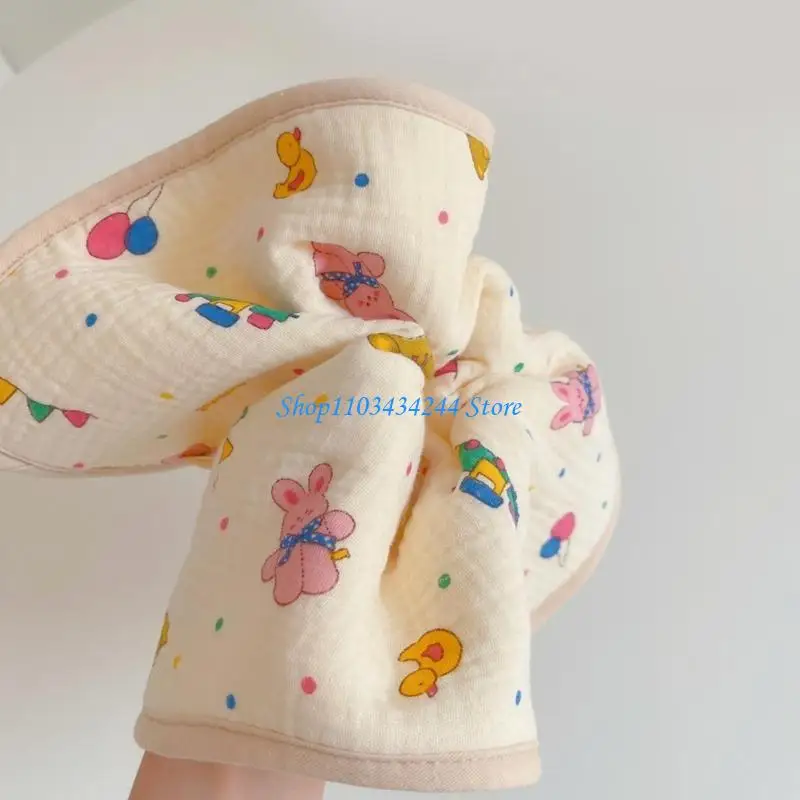 غطاء وسادة مكون من 10 طبقات مقاوم للتعرق وجيد التهوية مع نمط كرتوني لعربات الأطفال وأغطية وسائد لملحقات الفراش #4