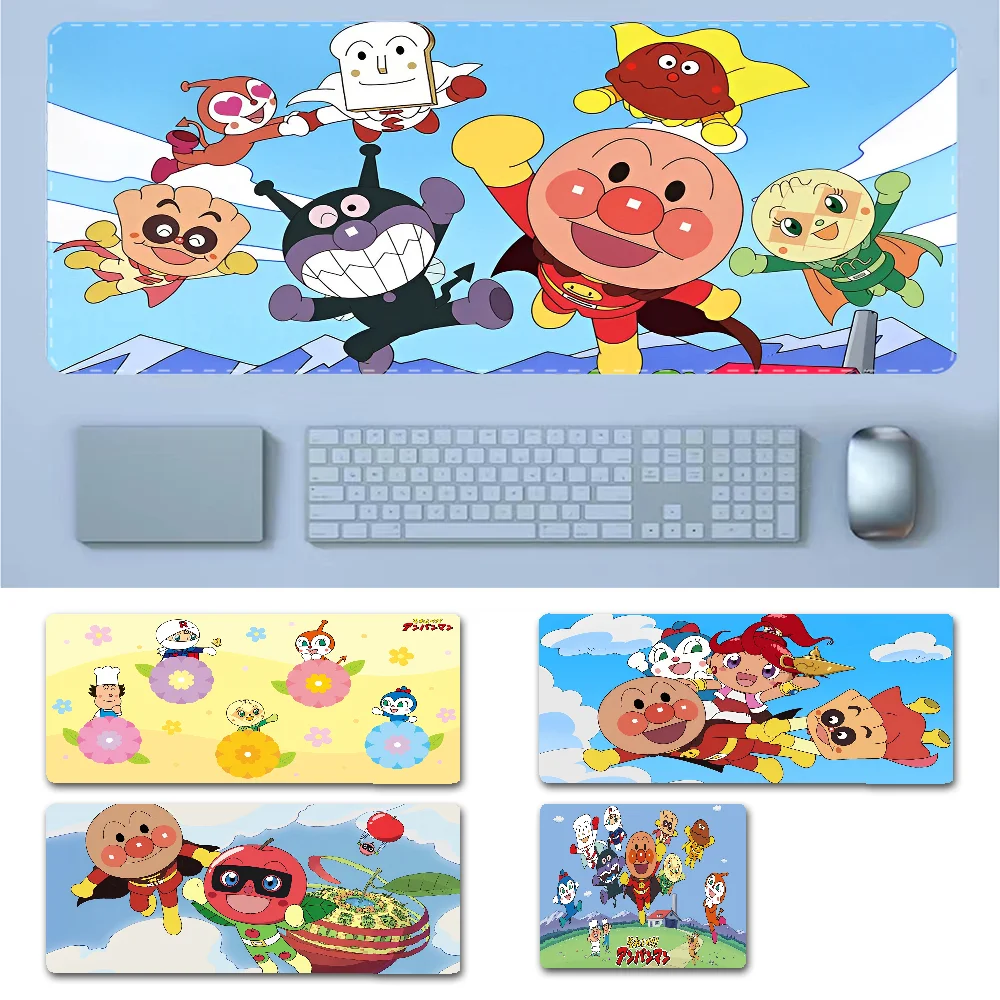 Cute A-Anpanmans Funny Beautiful Anime Mouse Pad Mat Size For Kawaii Desk Teen Girls For Bedroom