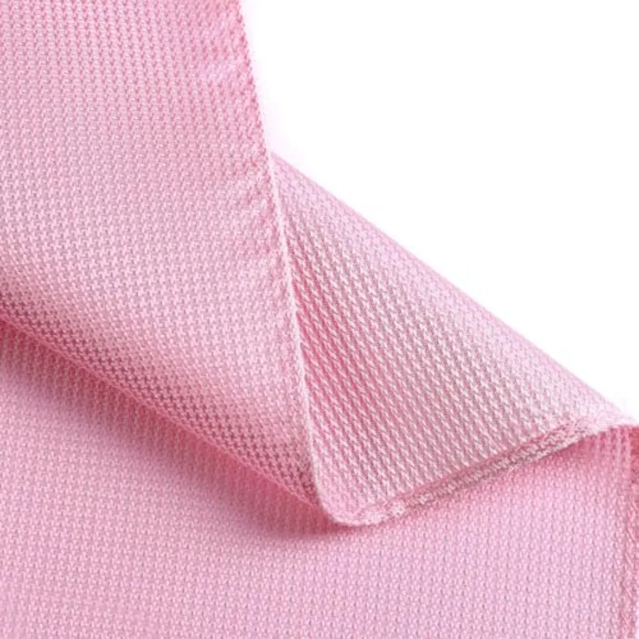 Mens Solid Color Tie,Handmade Neckties With Multiple Colors+Gift Box, Rosy Pink Tie+pocket Square view 5