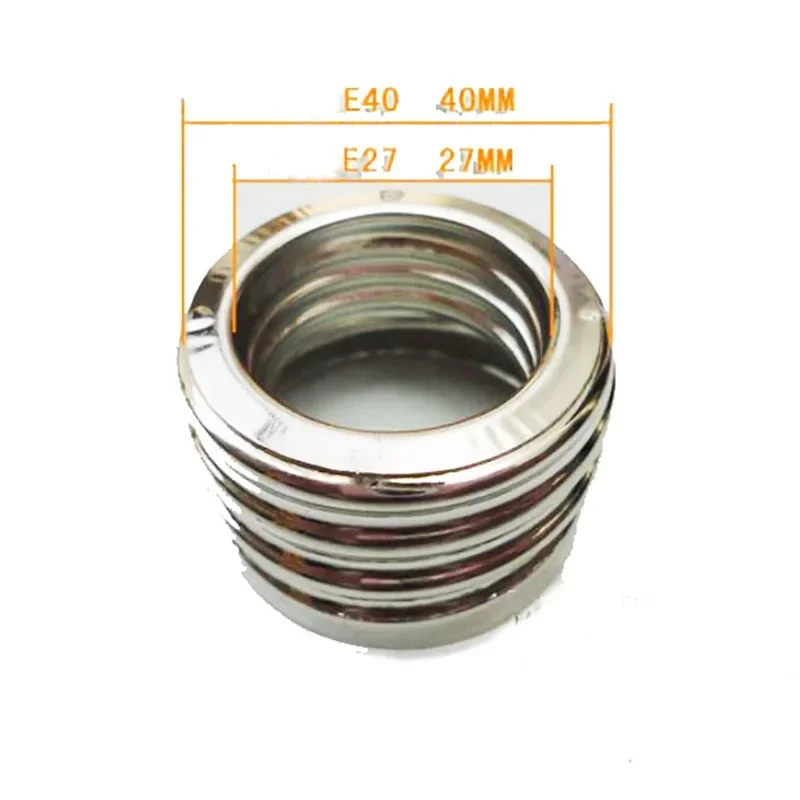 1pcs E40-E27 Lamp Holder Converter E40 Change To E27 Lamp Adapter E40 Turn Into E27 Holder Change To E40 Base Change Into E27