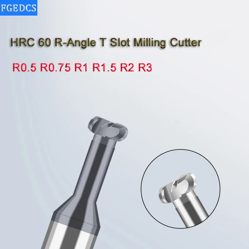 반경 코너 T 슬롯 엔드밀, CNC 카바이드 밀링 커터 T 타입 텅스텐 스틸 슬로팅 라우터 비트 CNC 공구 엔드밀 3 4 6 8mm