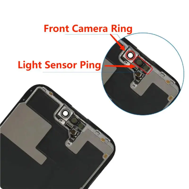 Imagem -03 - Substituição do Conjunto do Digitador da Tela Táctil do Lcd Amoled Dinâmico Peças de Reparação Iphone 14 14 Plus 14 Pro 14 Pro Max