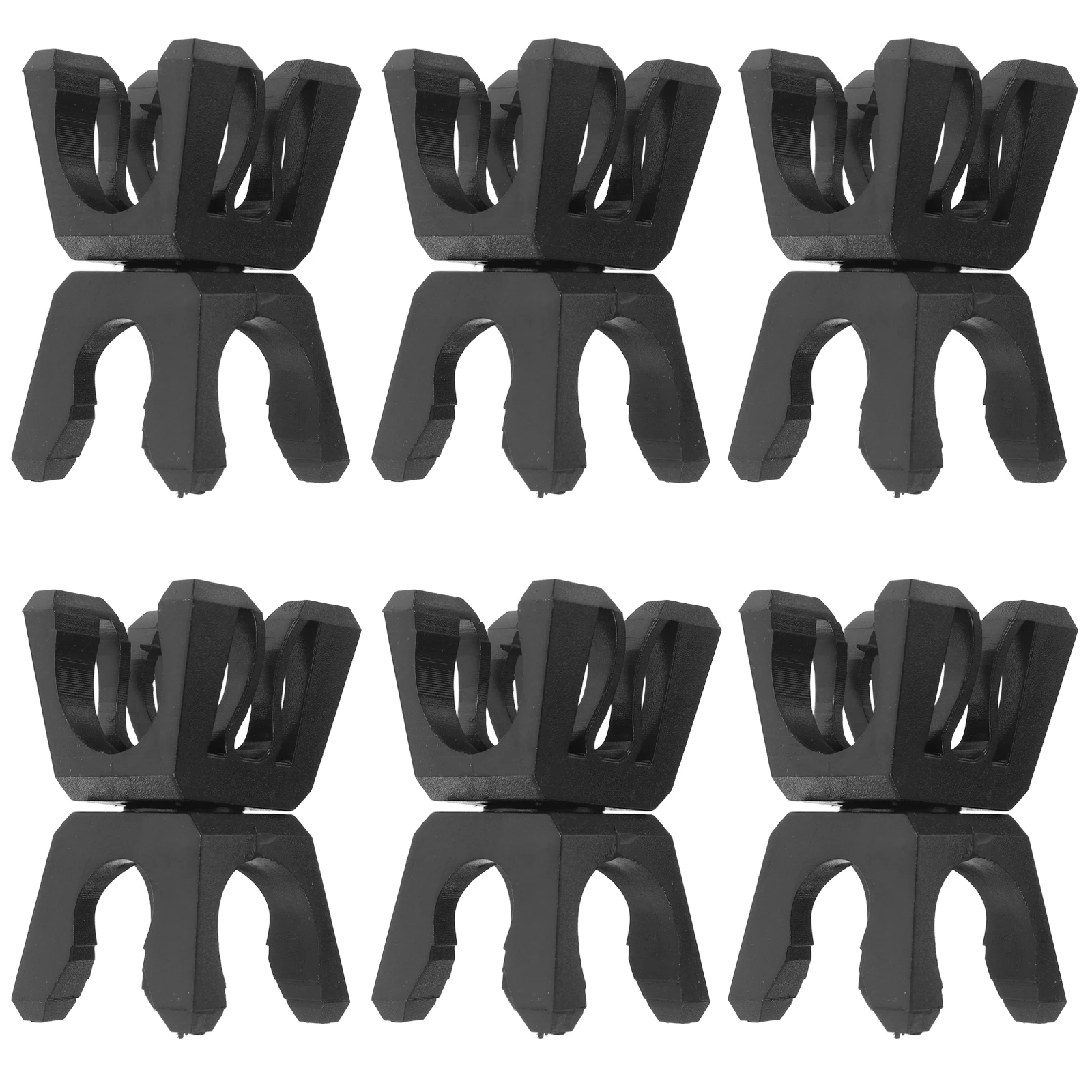 

6Pcs Football Training Pole Buckle Clips Heavy Duty Plastic Connector for Marker Rods Quick Install Weather Resistant Training