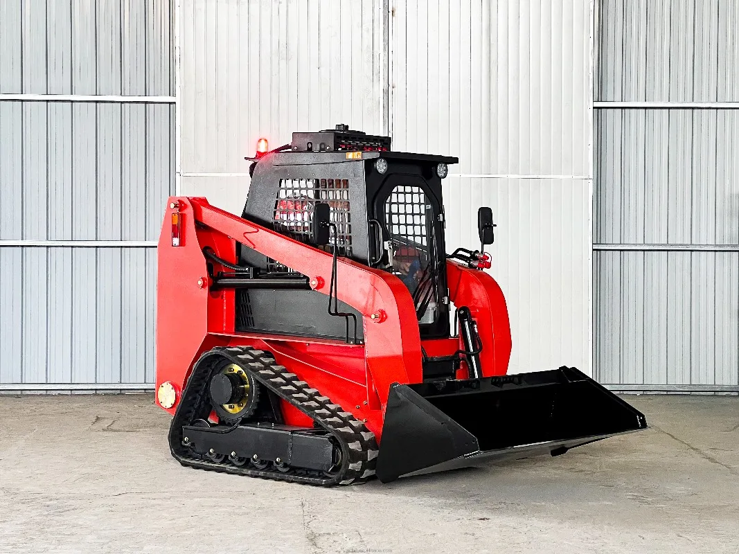 High Efficiency Diesel Skid Steer Loader Dual Hydraulic Pump Stable Oil Pressure Farm Land Leveling Gravel Shifting Small