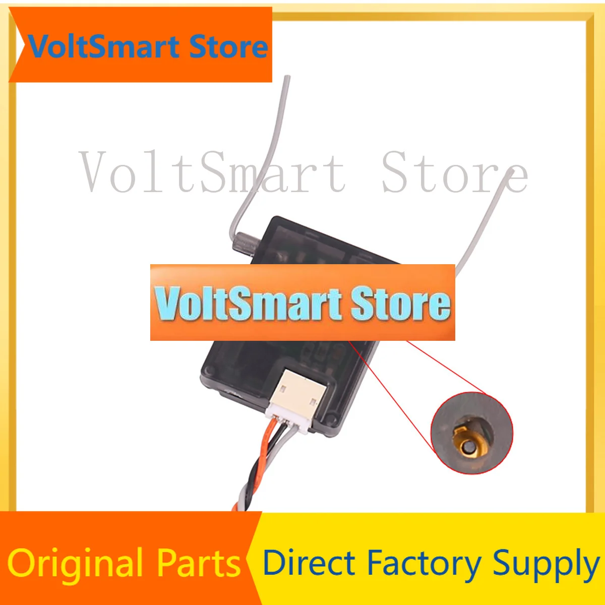 VoltSR601X Super-micro Receiver DSM2 Receiver for Aircraft Model FPV Racing Satellite Receiver with Binding Button