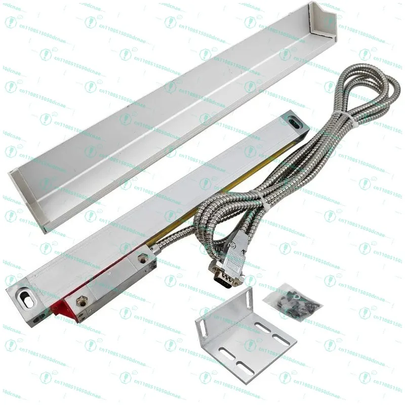

【100mm-400mm】 Small Size Linear Scales 5um 5V Optical Ruler Length100 150 200 250 300 350 400mm Lathe Scale